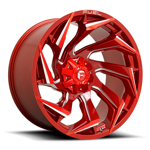 Fuel Offroad D754 Reaction Candy Red Milled - Part Number D75424201747 Fuel Offroad D754 Reaction Candy Red Milled Photo