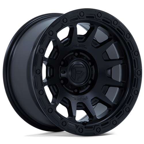 Fuel Offroad Fortress FC884 Matte Black W/ Gloss Black Lip