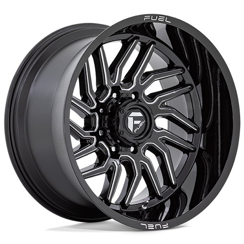Fuel Offroad Hurricane Gloss Black Milled - Part Number D80724201747 Fuel Offroad Hurricane Gloss Black Milled Photo