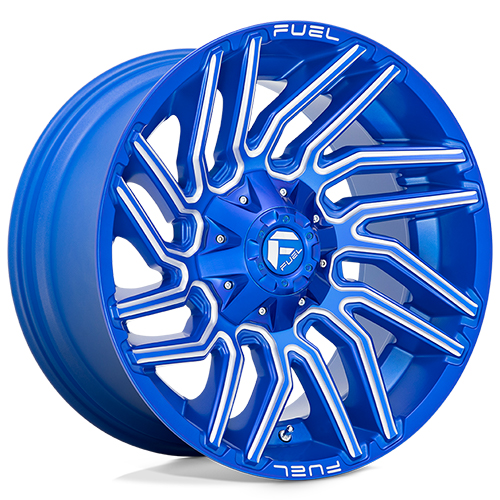 Fuel Offroad D774 Typhoon Anodized Blue Milled - Part Number D77422008247 Fuel Offroad D774 Typhoon Anodized Blue Milled Photo