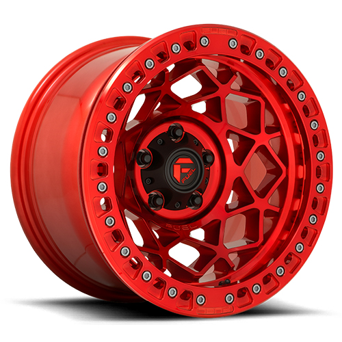 Fuel Offroad Unit D121 Beadlock Candy Red - Part Number D12117907545 Fuel Offroad Unit D121 Beadlock Candy Red Photo