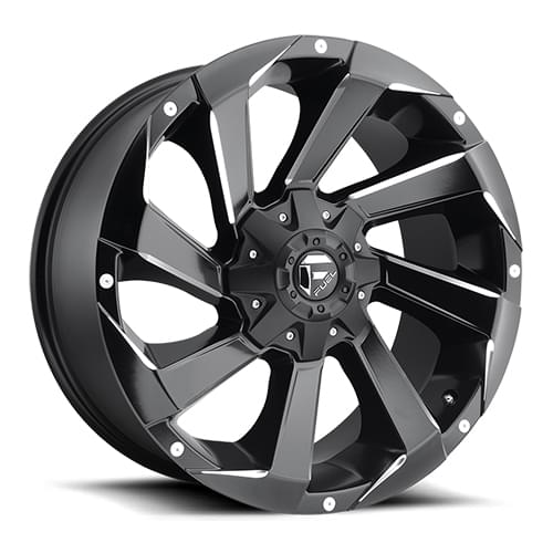 Fuel Offroad Razor D592 Matte Black W/ Milled Spokes - Part Number D59217902645 Fuel Offroad Razor D592 Matte Black W/ Milled Spokes Photo