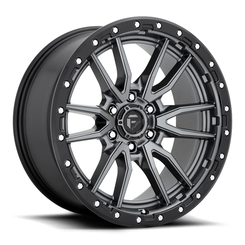 Fuel Offroad Rebel D680 Anthracite W/ Black Lip - Part Number D68017908750 Fuel Offroad Rebel D680 Anthracite W/ Black Lip Photo