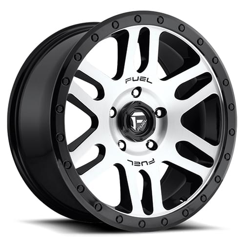 Fuel Offroad Recoil D585 Gloss Black W/ Brushed Face - Part Number D58518909452 Fuel Offroad Recoil D585 Gloss Black W/ Brushed Face Photo