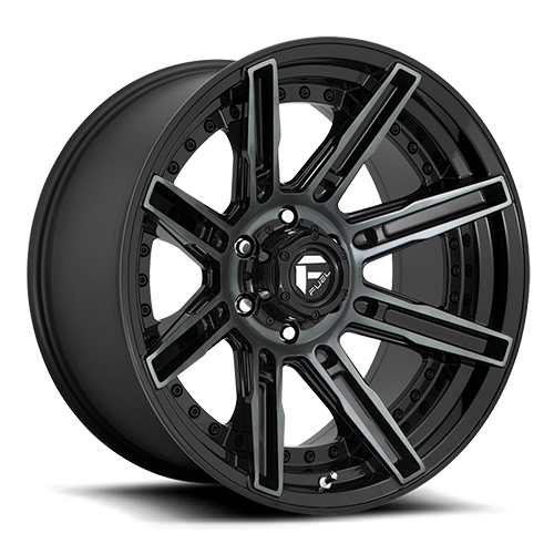 Fuel Offroad Rouge D708 Gloss Black W/ Machined Face DDT - Part Number D70820007547 Fuel Offroad Rouge D708 Gloss Black W/ Machined Face DDT Photo