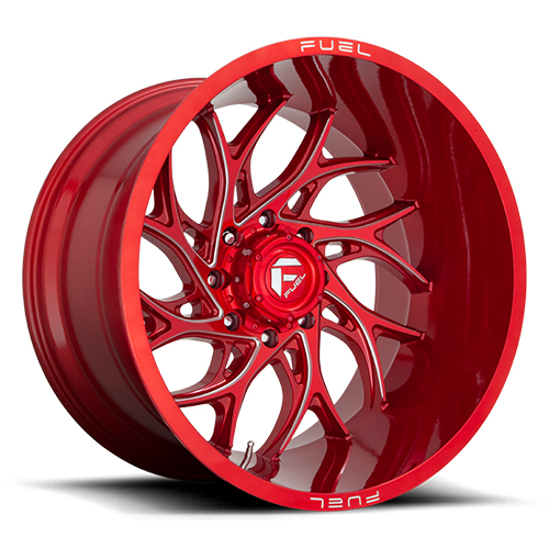 Fuel Offroad Runner D742 Candy Red W/ Milled Spokes - Part Number D74222208947 Fuel Offroad Runner D742 Candy Red W/ Milled Spokes Photo