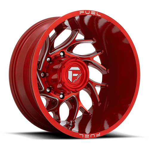 Fuel Offroad Runner D742 Candy Red W/ Milled Spokes - Part Number D74222828D35 Fuel Offroad Runner D742 Candy Red W/ Milled Spokes Photo