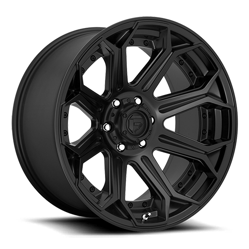 Fuel Offroad Siege D706 Matte Black - Part Number D70624207547 Fuel Offroad Siege D706 Matte Black Photo