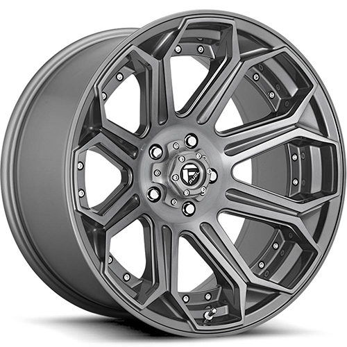 Fuel Offroad Siege D705 Brushed Gunmetal - Part Number D70522201747 Fuel Offroad Siege D705 Brushed Gunmetal Photo
