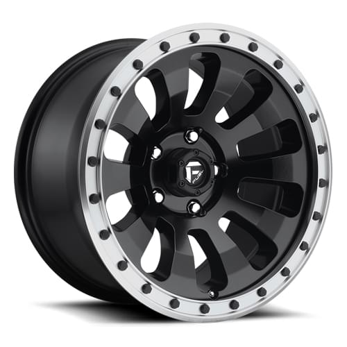Fuel Offroad Tactic D629 Matte Black W/ Machined Lip - Part Number D62917908345 Fuel Offroad Tactic D629 Matte Black W/ Machined Lip Photo