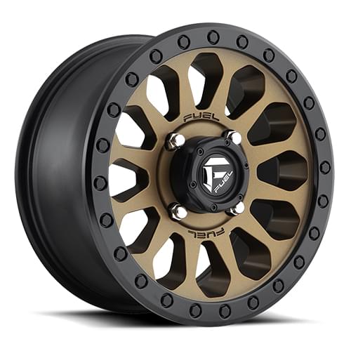 Fuel UTV Vector D600 Bronze W/ Black Ring - Part Number D6001570A654 Fuel UTV Vector D600 Bronze W/ Black Ring Photo
