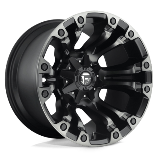 Fuel Offroad Vapor D851 Matte Black W/ Gray Tint - Part Number D85118901745A Fuel Offroad Vapor D851 Matte Black W/ Gray Tint Photo
