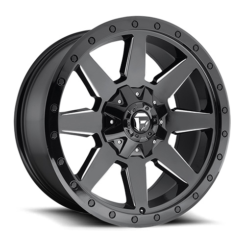 Fuel Offroad Wildcat D597 Gloss Black W/ Milled Spokes - Part Number D59720001747 Fuel Offroad Wildcat D597 Gloss Black W/ Milled Spokes Photo