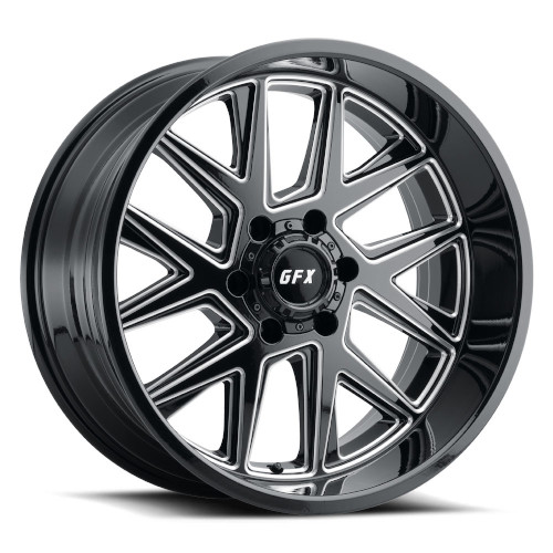G-FX TM6 Gloss Black Milled - Part Number TM6 290-6135-12 GBM G-FX TM6 Gloss Black Milled Photo