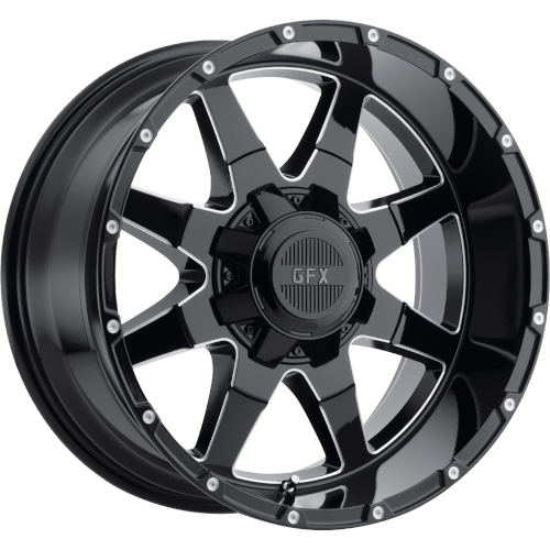 G-FX TR-12 Gloss Black Milled - Part Number T12 790-5008-12 GBM G-FX TR-12 Gloss Black Milled Photo