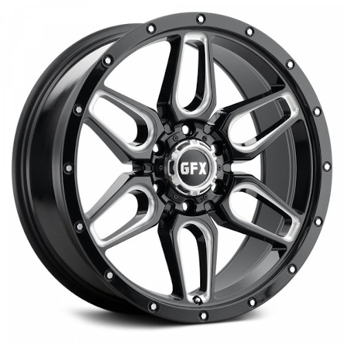 G-FX TR-18 Gloss Black Milled - Part Number T18 785-6135-18 GBM G-FX TR-18 Gloss Black Milled Photo