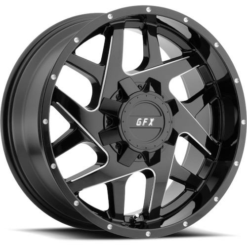G-FX TR-Mesh2 Gloss Black Milled - Part Number TM2 790-5008-12 GBM G-FX TR-Mesh2 Gloss Black Milled Photo