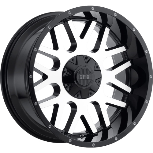 G-FX TR-Mesh 4 Gloss Black Machined - Part Number TM4 790-6009-12 GBMF G-FX TR-Mesh 4 Gloss Black Machined Photo