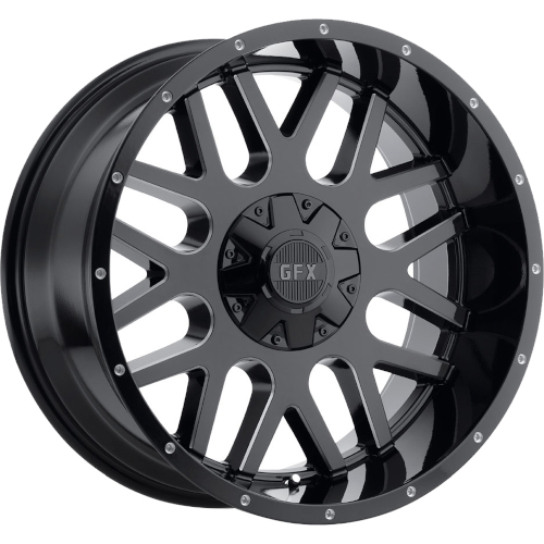 G-FX TR-Mesh 4 Gloss Black Milled - Part Number TM4 290-8180-12 GBM G-FX TR-Mesh 4 Gloss Black Milled Photo