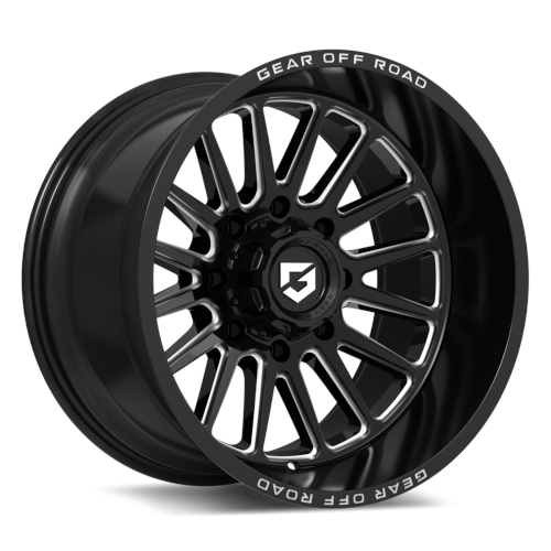 Gear Offroad 764 Gloss Black Milled