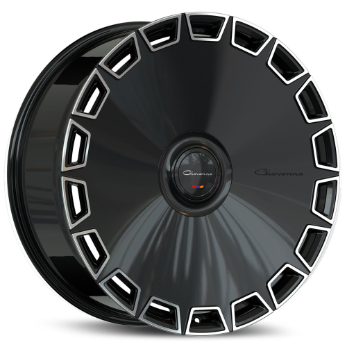 Giovanna Dicotto Gloss Black Machined Face