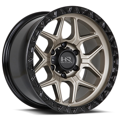 Hardrock H107 Matte Bronze W/ Black Beadlock - Part Number H107-179083112BR Hardrock H107 Matte Bronze W/ Black Beadlock Photo