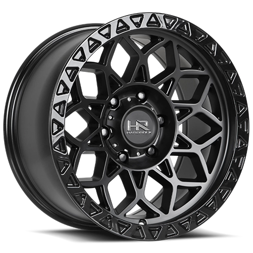 Hardrock H108 Matte Black W/ Black Beadlock - Part Number H108-179036112BB Hardrock H108 Matte Black W/ Black Beadlock Photo
