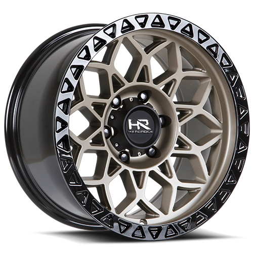 Hardrock H108 Matte Bronze W/ Black Beadlock - Part Number H108-201083119BR Hardrock H108 Matte Bronze W/ Black Beadlock Photo