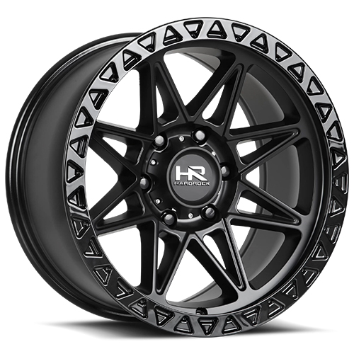 Hardrock H109 Matte Black W/ Black Beadlock - Part Number H109-179036001BB Hardrock H109 Matte Black W/ Black Beadlock Photo