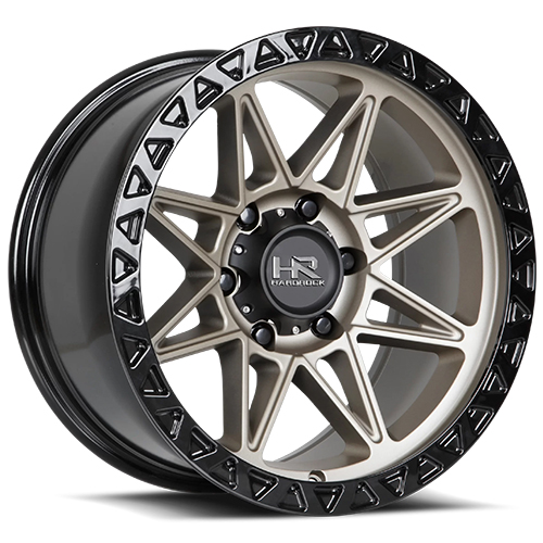 Hardrock H109 Matte Bronze W/ Black Beadlock - Part Number H109-179036001BR Hardrock H109 Matte Bronze W/ Black Beadlock Photo