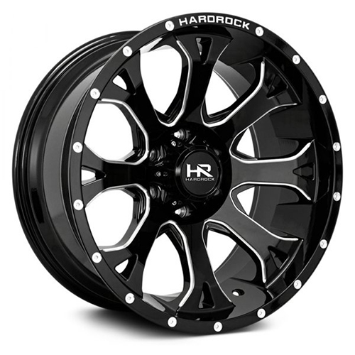 Hardrock H505 Gloss Black Milled Photo