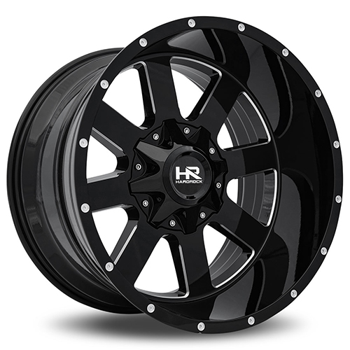 Hardrock Tank H706 Gloss Black W/ Milled Spokes Photo