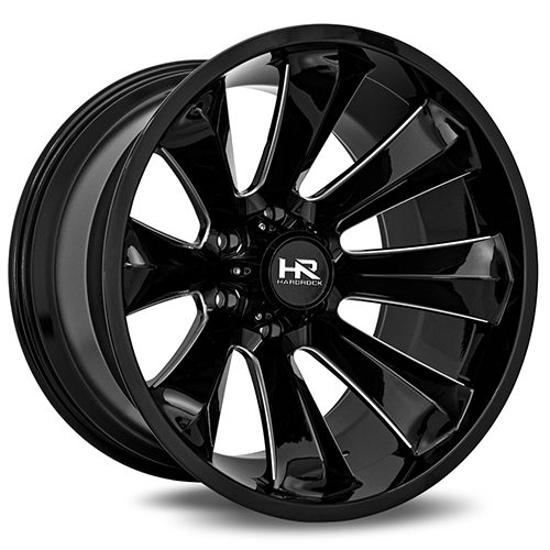 Hardrock Xplosive Xposed H506 Gloss Black Milled - Part Number H506-221273151BM Hardrock Xplosive Xposed H506 Gloss Black Milled Photo