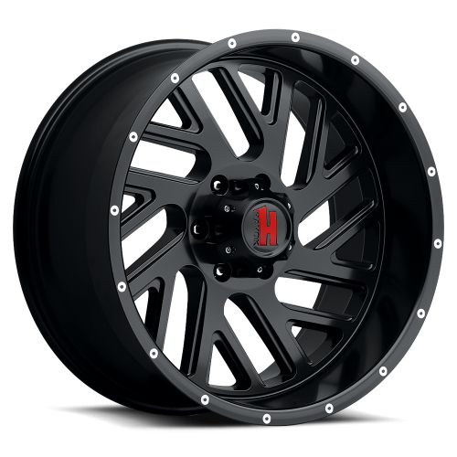 Havok 110 Dark Flat Black w/ Machined Rivets
