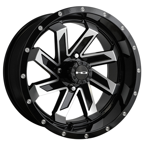 HD Golf SAW Gloss Black Machined - Part Number SA127042-14BK HD Golf SAW Gloss Black Machined Photo