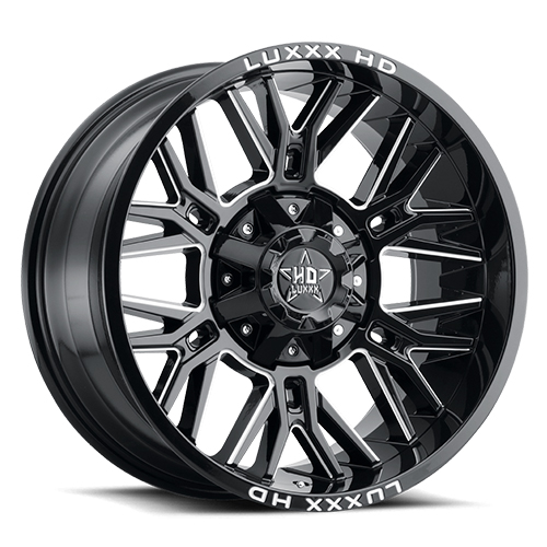 Luxxx HD Offroad LHD-25 Gloss Black Milled - Part Number LHD2522126135139-44G-A1 Luxxx HD Offroad LHD-25 Gloss Black Milled Photo