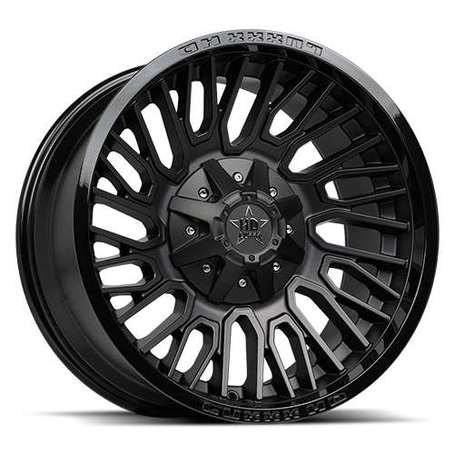 Luxxx HD Offroad LHD-28 Satin Black With Gloss Black Lip - Part Number LHD2820105127139-18D-A5 Luxxx HD Offroad LHD-28 Satin Black With Gloss Black Lip Photo