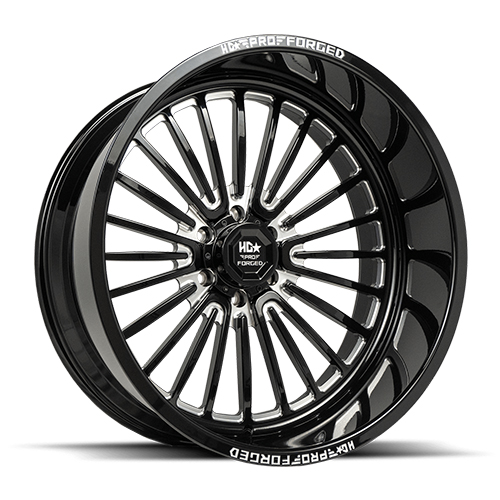 HD Pro Forged Warhog HDP06 Gloss Black Milled - Part Number FORGEDHDP06-261461397-76G-A1 HD Pro Forged Warhog HDP06 Gloss Black Milled Photo