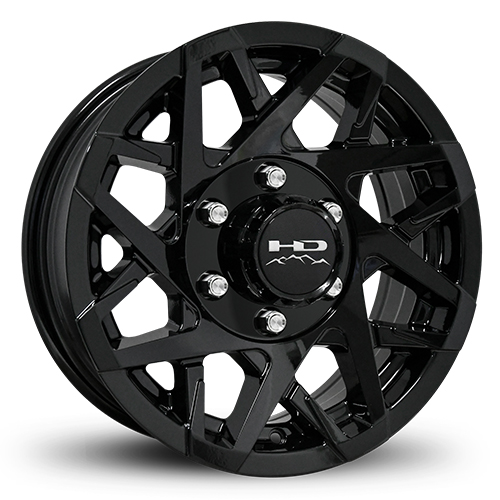 HD Trailer Wheels Canyon Gloss Black - Part Number CY1660830AGB HD Trailer Wheels Canyon Gloss Black Photo
