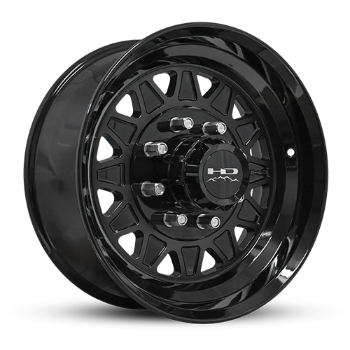 HD Trailer Wheels HDT Cast Trailer Gloss Black - Part Number HD1560650AGB HD Trailer Wheels HDT Cast Trailer Gloss Black Photo