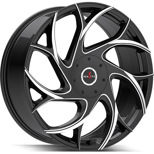 Ignite Inferno G02 Gloss Black W/ Milled Accents - Part Number G0248550435GBMLT Ignite Inferno G02 Gloss Black W/ Milled Accents Photo