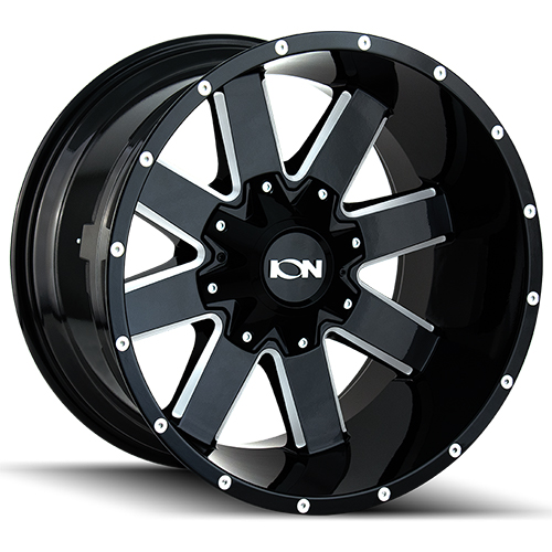 Ion Alloy 141 Gloss Black Milled - Part Number 141-8937M Ion Alloy 141 Gloss Black Milled Photo