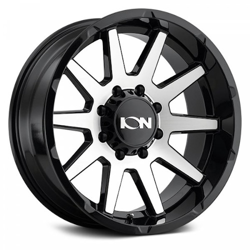 Ion Alloy 143 Gloss Black W/ Machined Face - Part Number 143-2136BM Ion Alloy 143 Gloss Black W/ Machined Face Photo