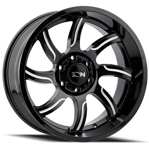 Ion Alloy 151 Gloss Black W/ Milled Spokes - Part Number 151-2970M0 Ion Alloy 151 Gloss Black W/ Milled Spokes Photo