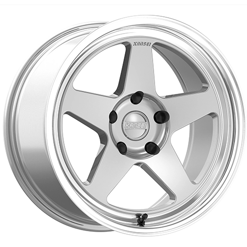 Kansei KNP Hyper Silver W/ Bright Machined Lip - Part Number K12H-199512+22 Kansei KNP Hyper Silver W/ Bright Machined Lip Photo