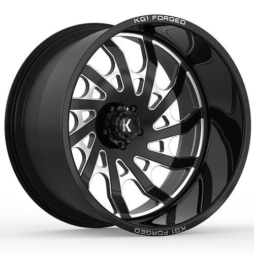 KG1 Forged Bounty KF006 Gloss Black Machined - Part Number KF006221286GM KG1 Forged Bounty KF006 Gloss Black Machined Photo