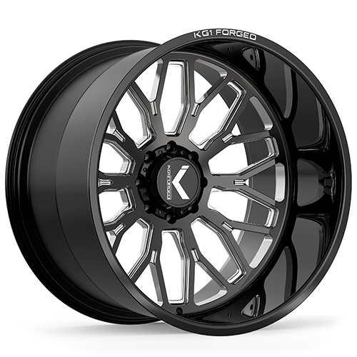 KG1 Forged Jacked KC019 Gloss Black Premium Milled