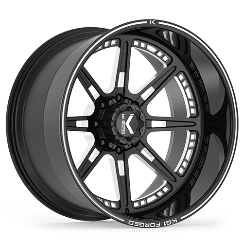 KG1 Forged Compass KC007 Gloss Black Premium Milled