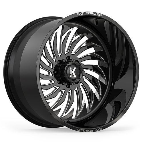 KG1 Forged Hurricane KF017 Gloss Black Premium Milled - Part Number KF017221487GPM-R KG1 Forged Hurricane KF017 Gloss Black Premium Milled Photo