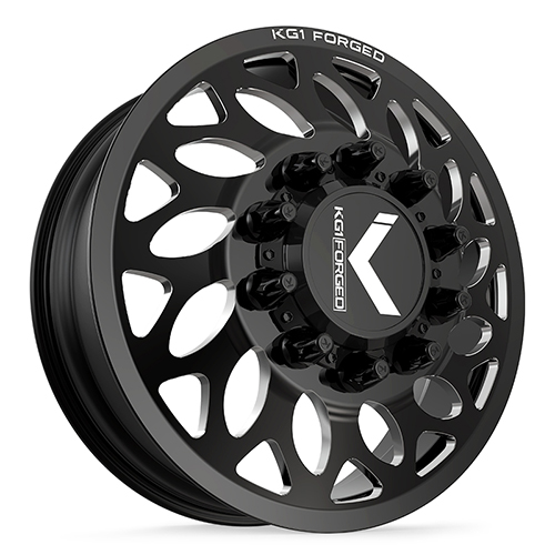 KG1 Forged Lotus KD007 Gloss Black Premium Milled - Part Number KD007R2482528GPM-L KG1 Forged Lotus KD007 Gloss Black Premium Milled Photo